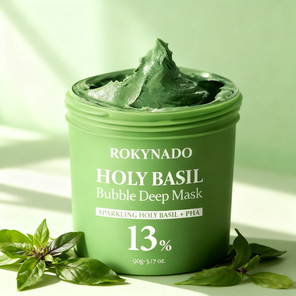 Rokynado® Holy Basil Bubble Deep Mask