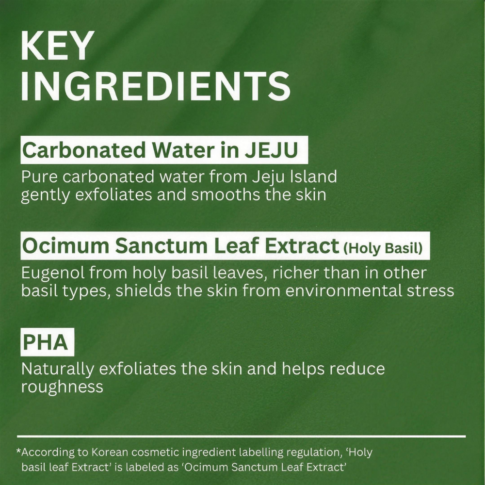 Rokynado® Holy Basil Bubble Deep Mask