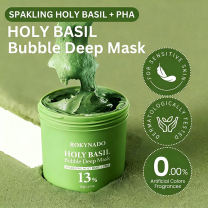 Rokynado® Holy Basil Bubble Deep Mask